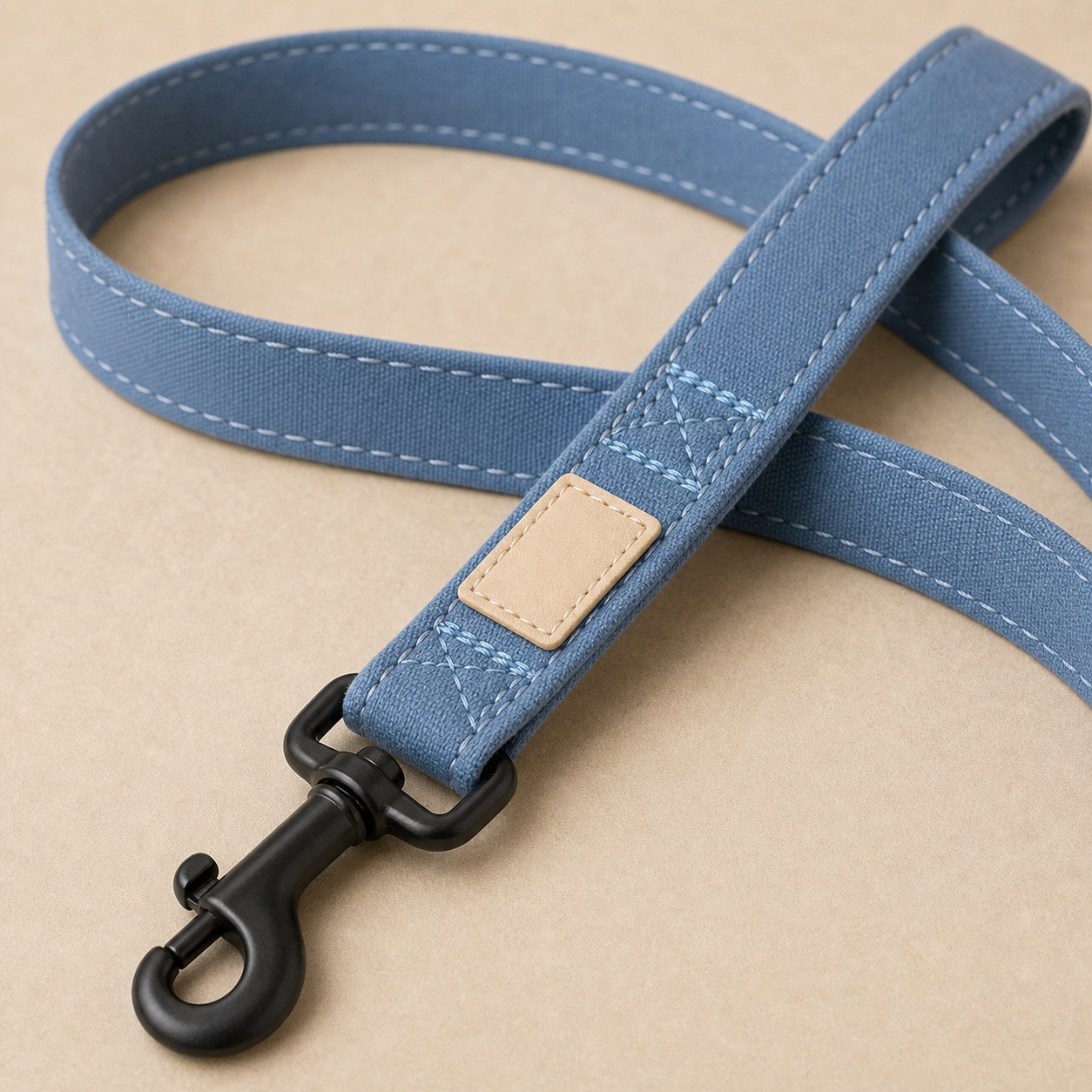 Correa de algodón para perro FuzzYard Life French Blue - Image 3